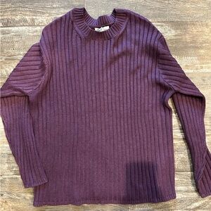 Jessica Simpson Plum Ribbed Sweater